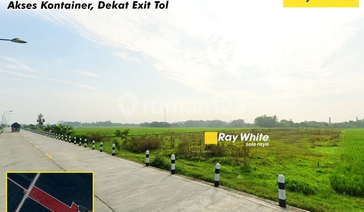 Tanah Sidoarjo, Sragen - Dekat Exit Tol, Akses Kontainer!