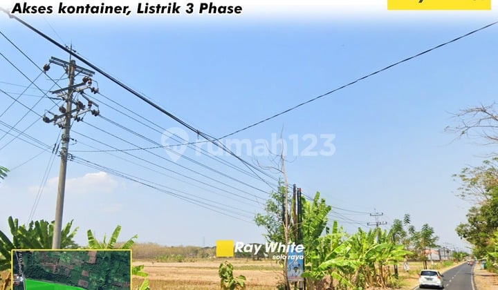 Tanah Pedan, Klaten - Industrial Zone, Strategic Location, 3-Phase Electricity! Tanah Pedan, Klaten - Industrial Zone, Strategic Location, 3-Phase Electricity!