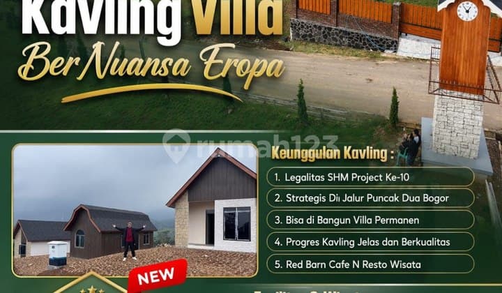 Dijual Kavling SHM Lokasi Strategis di Jalur Wisata Puncak 2 Bogor The Hanjawong Villas