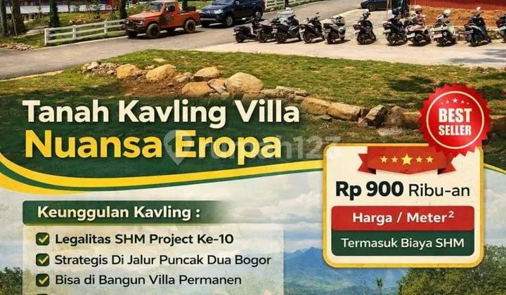Investasi Tanah SHM di Puncak 2 Bogor Harga Menarik The Hanjawong Villas
