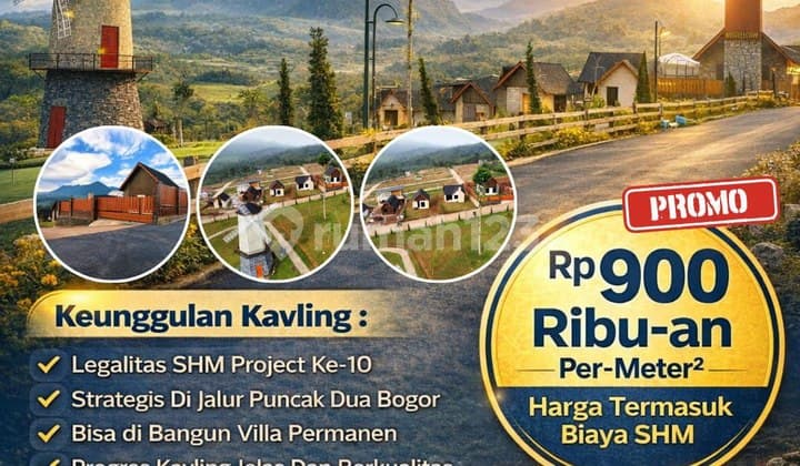 Investasi Jangka Panjang Kavling SHM Vibes Eropa di Puncak 2 Bogor The Hanjawong Villas