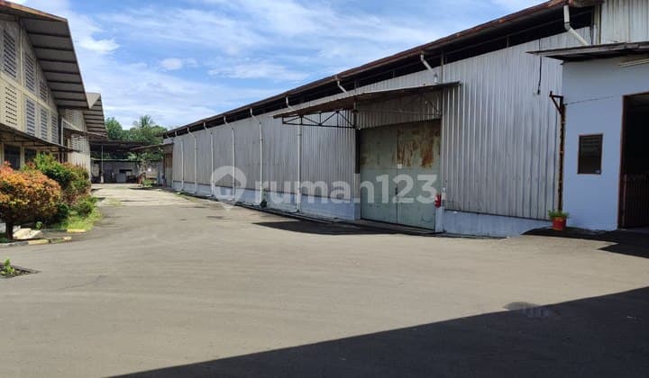 Disewakan Cepat 3-6 Bulan Gudang 720 M2 Akses Kontainer 40Ft Dekat Tol