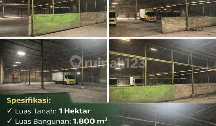 For Rent Stand Alone Warehouse 1800M2 in Gunung Putri Bogor
