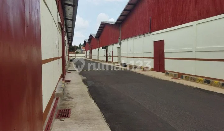 Modern Warehouse for Rent 1950M2 Area Depok Cimanggis Container Access