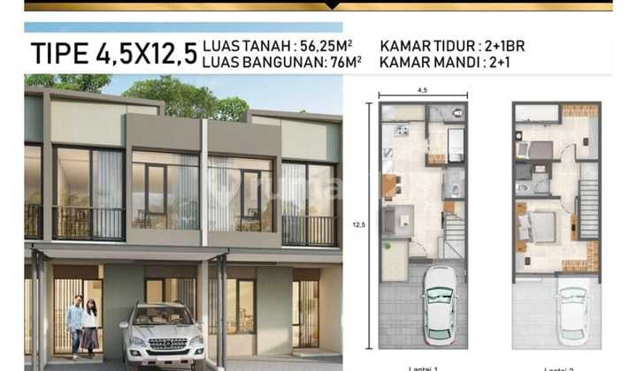 Rumah Cluster Alabama di Pik 2