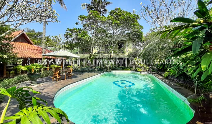 Spacious & Lush Compound House with Javanese Resort Ambiance, Strategic & Exclusive Location
