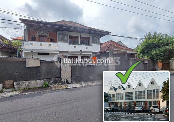 Ams.107.bl | Rumah Dijual Cocok untuk Investasi Ruko Luas 4 Are di Jl. Suli Denpasar Utara