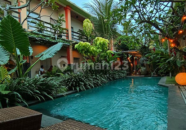 Amr-099.Ed.rr Monthly Rent Apartment With Beautiful Tropical Garden In South Denpasar