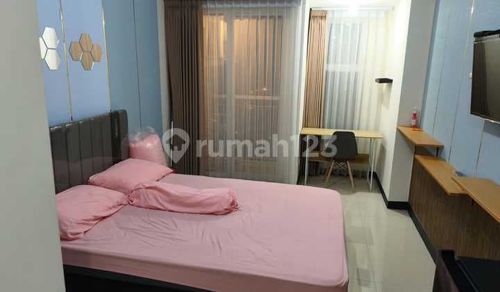 Apartemen 1 BR Amor Minimalis Full Furnish View City