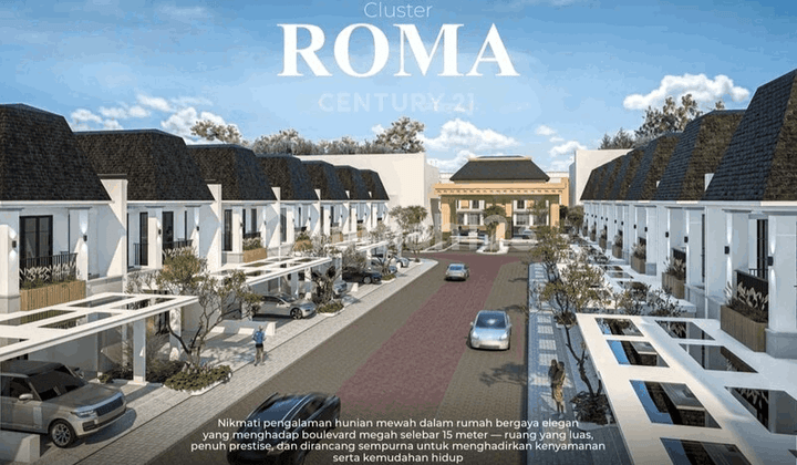 Hunian Mewah Nyaman Cluster ROMA Grand Kota Bintang Bekasi Barat