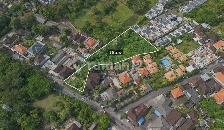 Dijual Tanah 35 Are SHM Jalan Utama Uluwatu