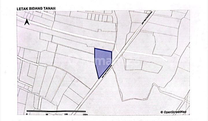 Dijual Tanah Strategis di Padanggalak - Jalan Utama