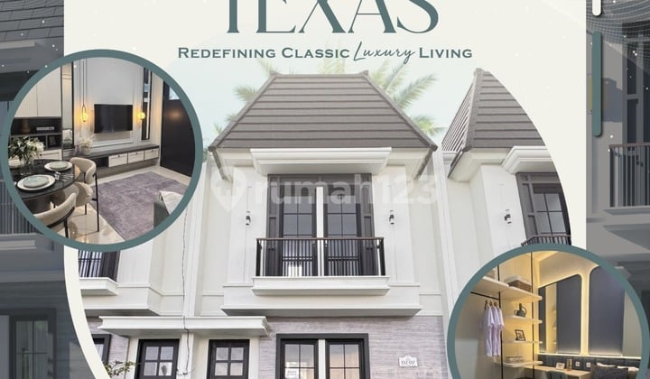 Rumah Lebar 6 Grand Amarta Safira 2 Lantai Type Texas Harga 800 Jutaan