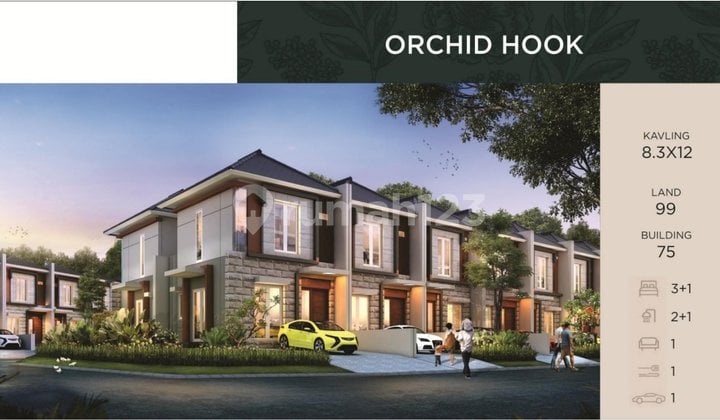 Rumah Stok Baru Ready 2 Lantai Greenland Surabaya Barat Nol Jalan