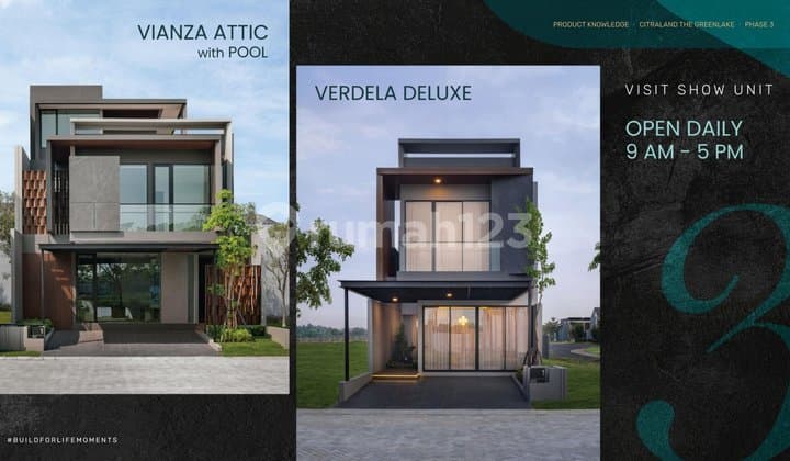 New Phase 3 The Green Lake Citraland Surabaya Hunian 2 Lantai Mulai Lebar 6 Harga Mulai 2m_an