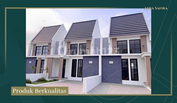 Adya Safira Lingkungan Islami 2 Lantai Harga Mulai 600 Jutaan