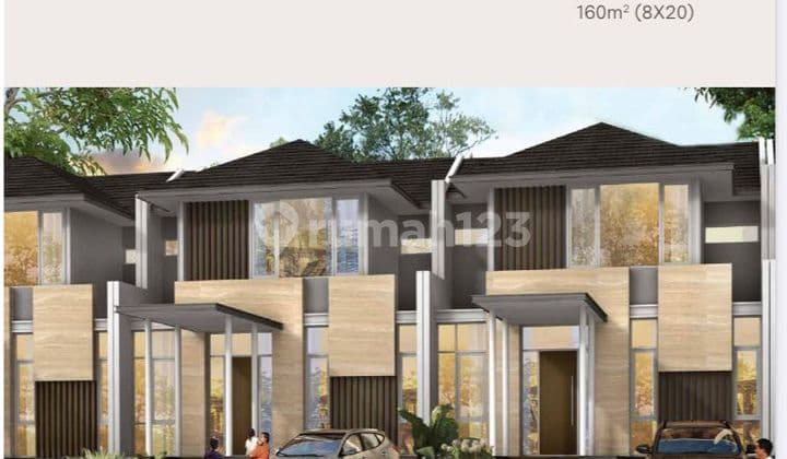 Dijual Rumah Rasa Villa 2 Lantai Ready Siap Huni
