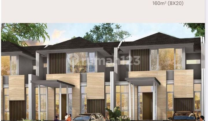 Dijual Rumah Rasa Villa 2 Lantai Ready Siap Huni