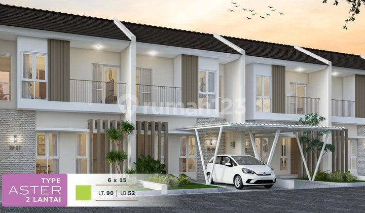 Jual Rumah Baru Ready 1 dan 2 Lantai The Cemendi Meped Surabaya