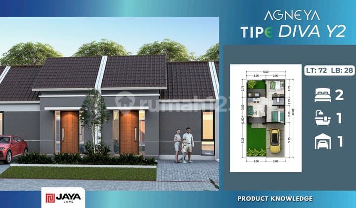 Jual Unit Vaza Home 1 Lantai Termurah 300 Jutaan Sudah Free Biaya