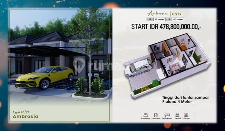 Jual Unit Grand Nort Menganti 1 Lantai Ready dan Inden Free Canopy