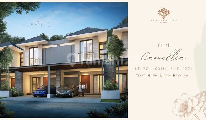 Jual Unti Rumah 2 Lantai Ready Springville Residence Siap Pakai