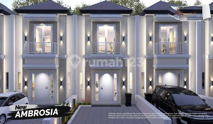 Rumah 2 Lantai Lebar 5 Baru Banjar Mukti Residence