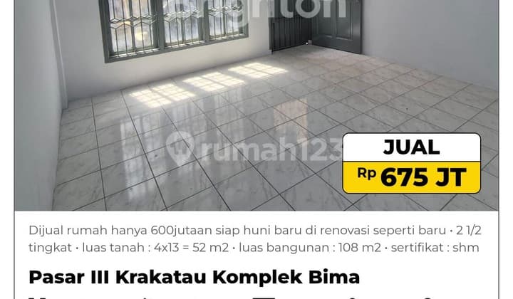 For Sale, House Only 600 Million, Ready to Live In, Newly Renovated Like New