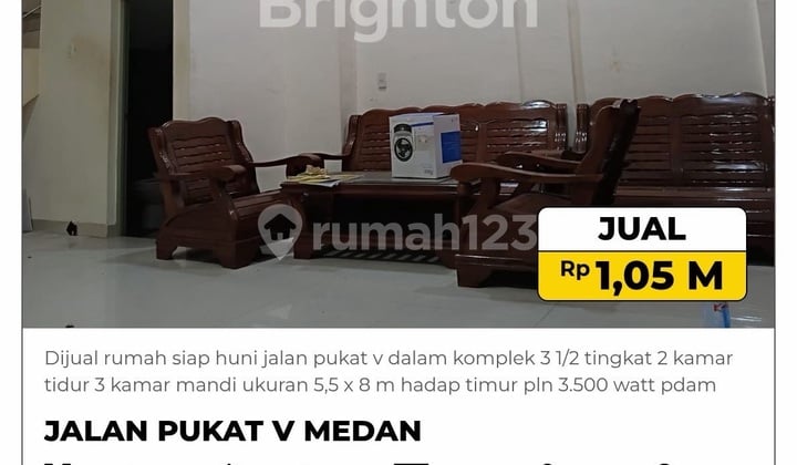 Dijual Rumah Siap Huni Jalan Pukat V Dalam Komplek