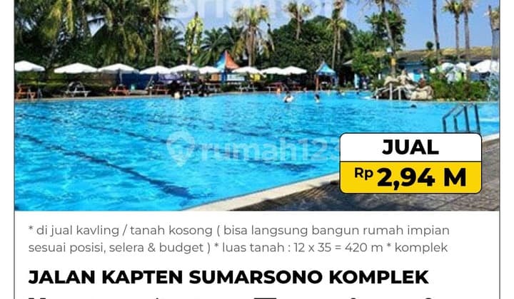 Di Jual Kavling / Tanah Kosong Cocok Design Rumah Impian Anda