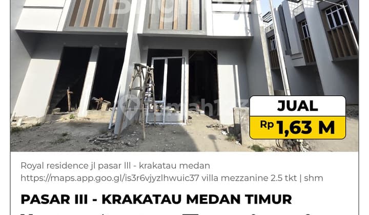 Rumah Baru Hanya 1.6 M An Inti Kota Krakatau Medan