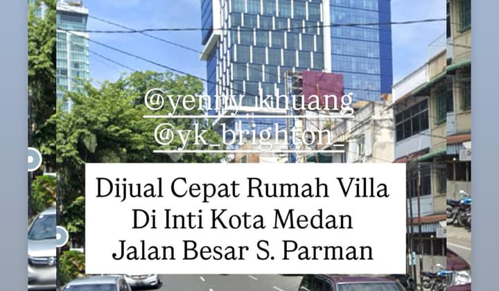 Villa Siap Huni Inti Kota Medan Jalan S Parman Medan Petisah