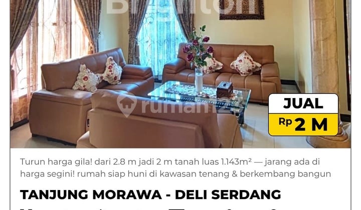 Tutun Harga Rumah Siap Huni Luas Tanah 1.143 M2