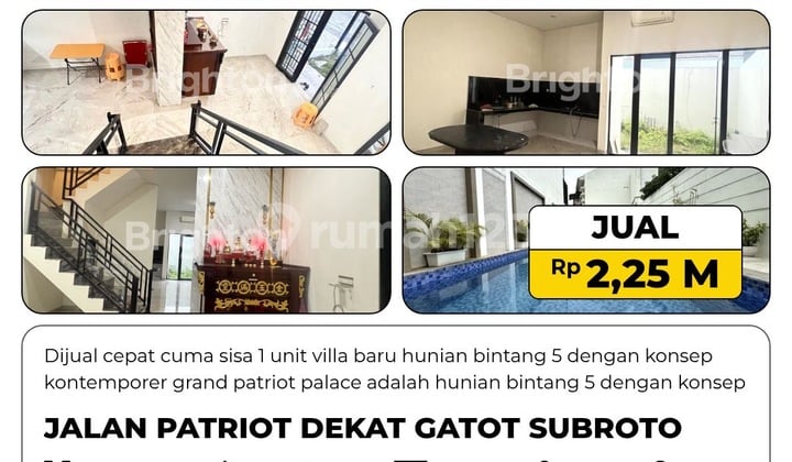 Dijual Cepat Rumah Baru Villa Siap Huni Bintang 5 Konsep Modern