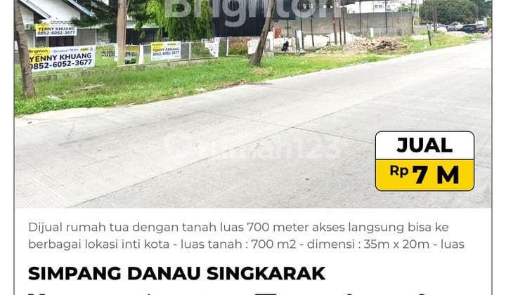 Dijual Rumah Tua dengan Tanah Luas Inti Kota Medan