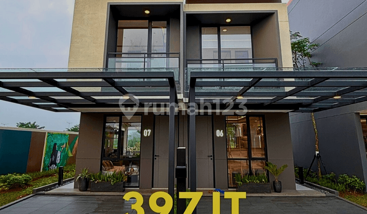 Termurah Brand New 2 Lantai di Park Serpong, Sebrang ke Gading Serpong dan BSD