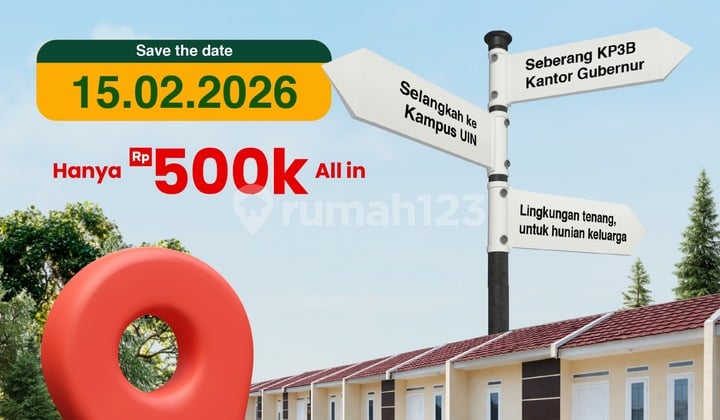 Perumahan Subsidi Rasa Cluster di Sebrang Deperindag Banten