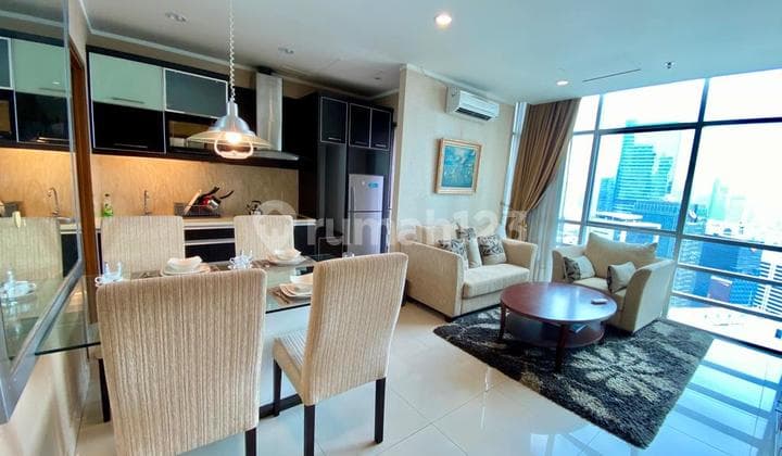Di Jual 2 Kamar Tidur Furnished Sahid Sudirman Residence Bagus