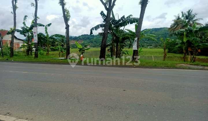 Tanah Jalan Nasional Di Dekat Pabrik Dan Spbu Banyumas