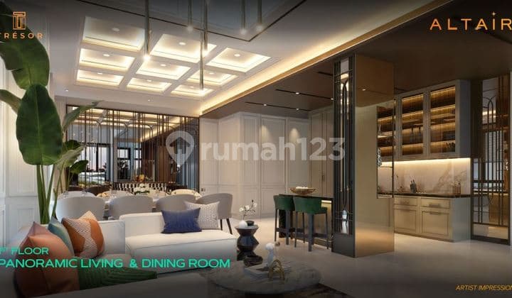 BSD Tangerang Selatan, Rumah Mewah 3 Lantai Dipusat Business dan Dekat Mall