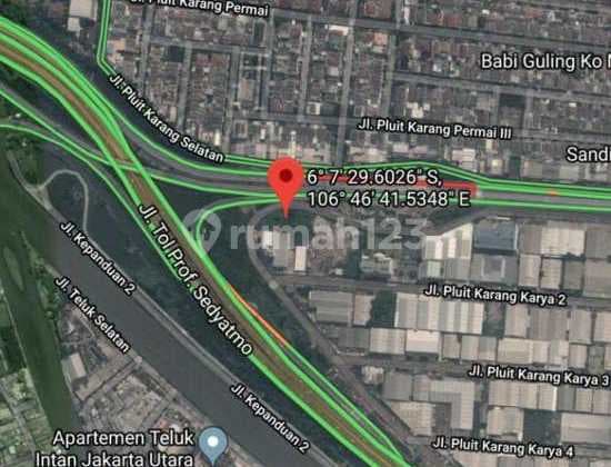 Disewakan Kavling Komerail Pluit Sederetan Emporium Samping Tol