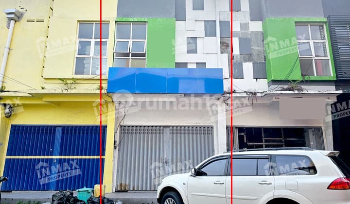 Ruko 2 Lantai, Daerah Mergan Strategis, Cocok untuk Usaha, Ada Pintu Kaca Aluminium