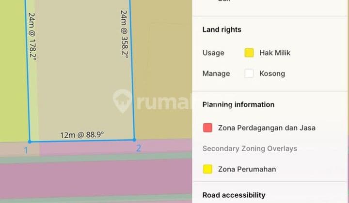 Pasti Deal Di Jual Tanah Pinggir Jalan Lokasi Cargo Denpasar Barat Bali