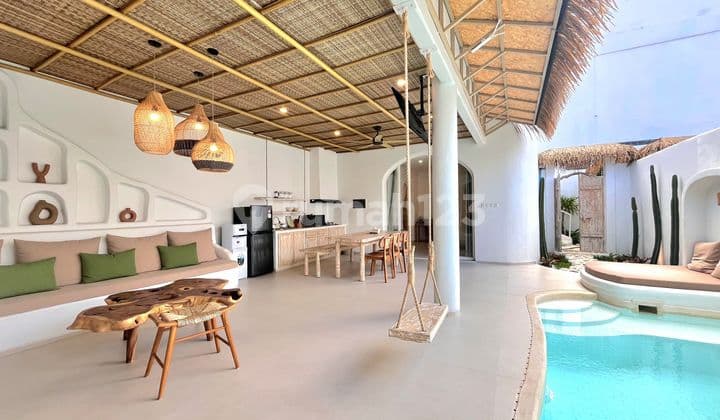 SANTORINI VILLA CANTIK NYAMAN PRIVAT POOL 2BR BEST LOCATION JIMBARAN