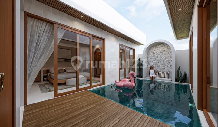 VILLA PECATU DESIGN MODERN PRIVAT POOL MEWAH LOKASI PECATU BALI