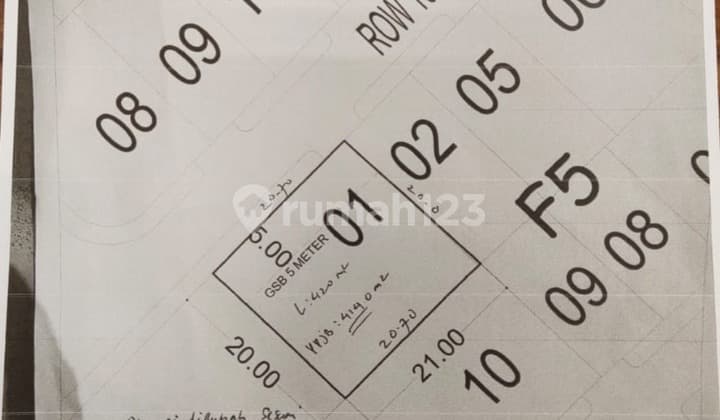 For Sale 414m2 Lot in Versailles Cluster, BSD City, Tangerang