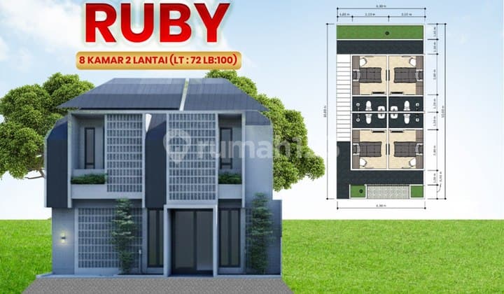 Jual Kost Baru 6 Kamar Dekat Ipb Ring 1 Cikarawang Dramaga Bogor
