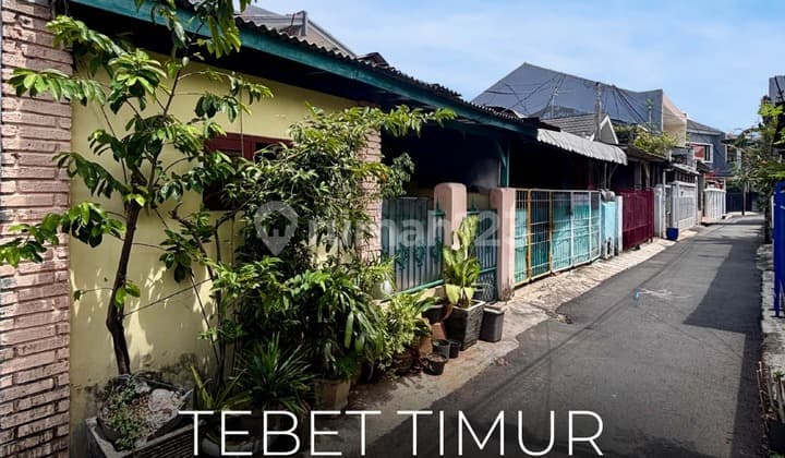 Termurah!! For Sale | Tebet Timur Rumah Hitung Tanah Akses Mudah Jalan 1 Mobil, Nego!