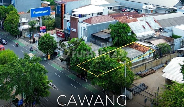 TERMURAH !! DI JUAL RUMAH HITUNG TANAH DI LOKASI STRATEGIS CAWANG, COCOK UTK MINI BUILDING ATAUPUN BISNIS LAINNYA, HARGA NEGO !