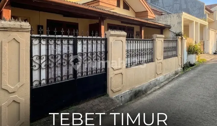 Termurah !! For Sale | Tebet Timur Rumah Siap Huni, Akses Mudah Jalan 1 Mobil, Lokasi Strategis, Nego !!
